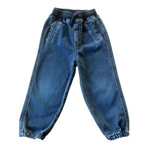 Hanna Andersson Pull-On Denim Jogger Jeans – Size 90 (2T)
